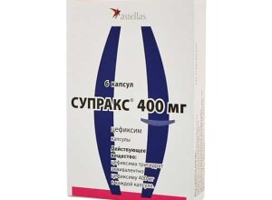 Антибиотик Супракс при цистите