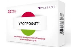Применение Уропрофита при цистите